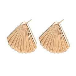 Латунь серьги EJEW-H168-12G