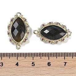 Натуральный лабрадорит ограненные звенья конский глаз G-B126-02G-12