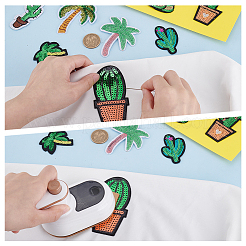 26 шт. 11 стиля полиэстеровая компьютерная вышивка ткань термоприклеиваемые/пришивные нашивки&nbsp;PATC-PH0001-52