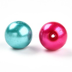 Peinture cuite perles de verre nacré&nbsp;X1-HY-Q003-12mm-M01