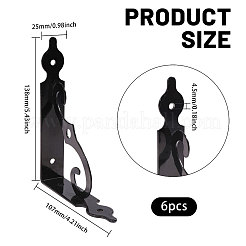 Железный треугольный настенный держатель ODIS-WH0030-206