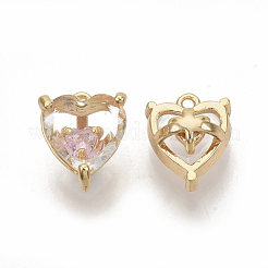 Латунь подвески циркония кубической KK-T050-06G-03-NF