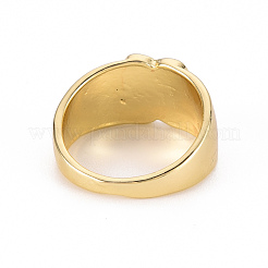 Широкополосные кольца из сплава эмали RJEW-N034-008-RS