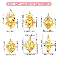 Подвески из сплава 12 шт. FIND-SC0017-32