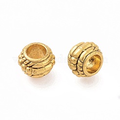 Европейские сплавочные бусины тибетского стиля  PALLOY-F257-02AG