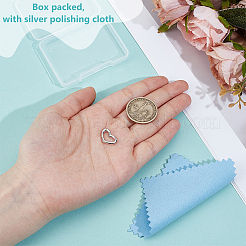 1 шт. кольца-пружинки из стерлингового серебра STER-BC0003-47P