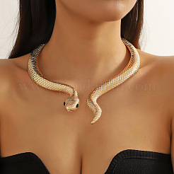 Ожерелья-чокеры в виде змеи из сплава со стразами для женщин FS-WG9B8C3-02
