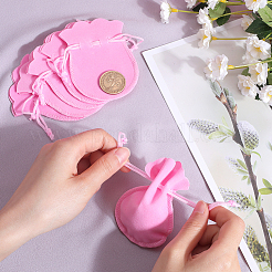 20 шт. бархатные сумки-шнурки из тыквы TP-BBC0001-07A-02