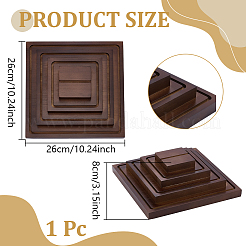 Деревянные подставки для дисплеев с прорезями&nbsp;ODIS-WH0043-138A