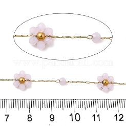 Цепи из нержавеющей стали 304 ручной работы с бусинами CHS-L031-08G-04