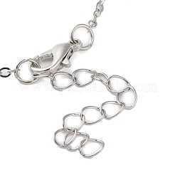 Colliers à pendentif en alliage étoile et moom&nbsp;NJEW-L121-02P