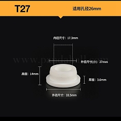Bouchon de trou en silicone bouchon étanche&nbsp;AJEW-WH0324-83R