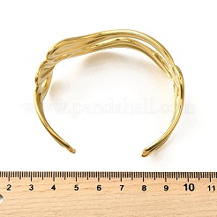 304 Edelstahl-Armreife für Damen&nbsp;BJEW-M103-01D-G