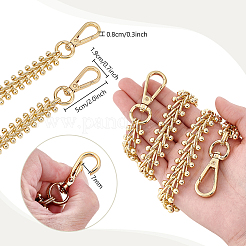 Цепи для мешков с пшеницей из цинкового сплава&nbsp;FIND-WH0436-48