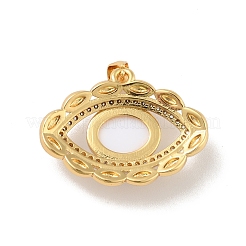 Латунные микро проложить кубического циркония подвески&nbsp;KK-B059-44G-D