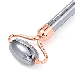 Валики для лица с натуральным терагерцовым камнем и набор гуа ша G-B008-01RG