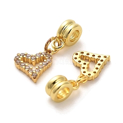 Стойки обшивки латунь микро проложить кубическую прелесть диоксида циркония&nbsp;KK-S398-09A