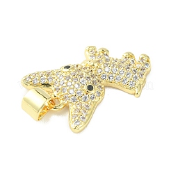 Латунные микро проложить кубического циркония подвески&nbsp;ZIRC-F138-03G