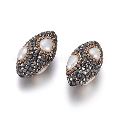 Бусины со стразами RB-E540-01