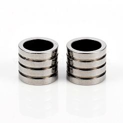 Perles européennes en acier inoxydable 201 anti-ternissement&nbsp;STAS-I149-33A