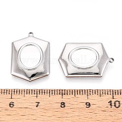 Оправы для подвесок из нержавеющей стали 304 в виде кабошонов STAS-T067-12P