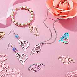 12 шт. 2 стиля ионного покрытия (IP) 201 подвески из нержавеющей стали STAS-DC0001-78