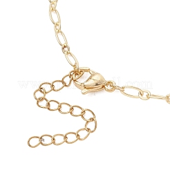 Изготовление ожерелий-слайдеров из латунной цепочки Фигаро&nbsp;AJEW-JB01491-01