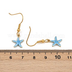 Серьги-подвески из нержавеющей стали 304 серии Ocean EJEW-K017-01C-G