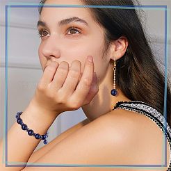 120 шт. 3 вида бусин из натурального лазурита G-NB0003-68