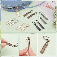 20 шт. 5-цветные застежки-молнии из сплава и железа FIND-CP0001-35