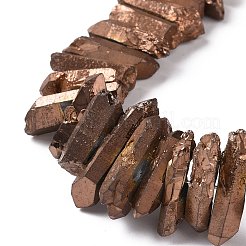 Натуральный кристалл кварца точки бусины нити&nbsp;G-K181-B30