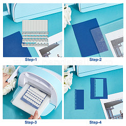 Stanzschablonen aus Kohlenstoffstahl mit Spitzenblumen&nbsp;DIY-WH0309-2249