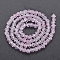 Fili di perline di vetro crepla&nbsp;GLAA-S192-B-006C