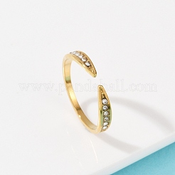 Открытые кольца манжеты из нержавеющей стали 304 RJEW-S629-10G-B