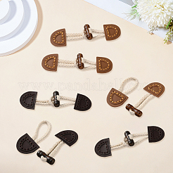 8 шт. 2-х цветные пряжки из искусственной кожи с застежкой-молнией&nbsp;FIND-CY0001-31A