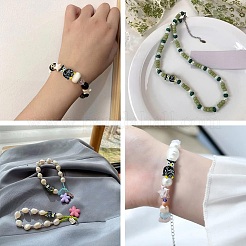 10шт бусины лэмпворк ручной работы нити&nbsp;LAMP-CJ0002-08