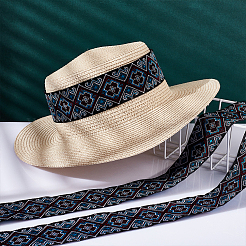 7 м ленты из полиэстера с вышивкой в этническом стиле&nbsp;OCOR-WH0020-16A-01