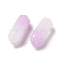 Натуральные фиолетово-белые нефритовые лечебные камни G-K330-65