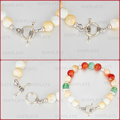 120 шт. застежки из сплава в тибетском стиле FIND-SP0001-21AS