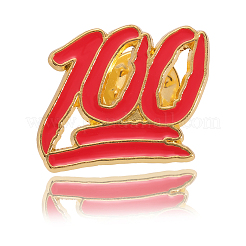 Броши из сплава 12 шт. AJEW-SC0003-83