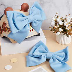 Наклейки на машину с большим бантом из ткани&nbsp;DIY-WH0899-290A