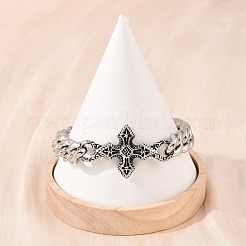 Браслеты из кубинской цепной цепи из нержавеющей стали 304 BJEW-D379-04ASP