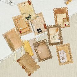 20 pieza de 10 estilos de almohadillas de papel de encaje vintage europeo para álbum de recortes de diy&nbsp;SCRA-DJ0001-12