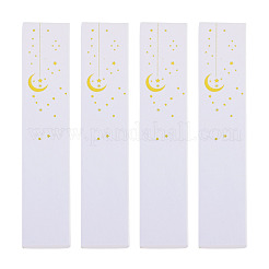 Boîtes d'emballage pour bijoux et colliers en carton imprimé lune et dorure à chaud&nbsp;CON-TAC0071-004B