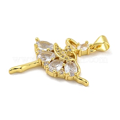 Стойки обшивки латунь микро проложить Циркон подвеску&nbsp;KK-G513-94G-02