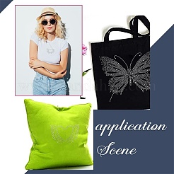 2 лист 2 стиля блестящие стразы горячей фиксации DIY-GF0006-60