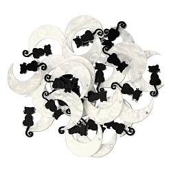 20шт 2 стиля непрозрачные акриловые подвески&nbsp;OACR-CJ0001-21