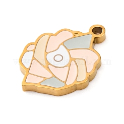 Подвески из нержавеющей стали 304 с эмалью&nbsp;STAS-Q338-01G