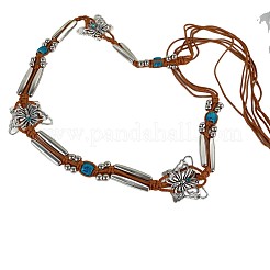 Boho-Gürtel aus Polyester mit Schmetterlingsmotiv und Harzperlen&nbsp;FS-WG64D91-01