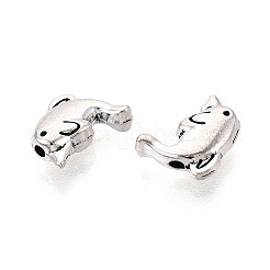 Сплавочные овальные бусины тибетского стиля &nbsp;TIBEB-T004-11AS